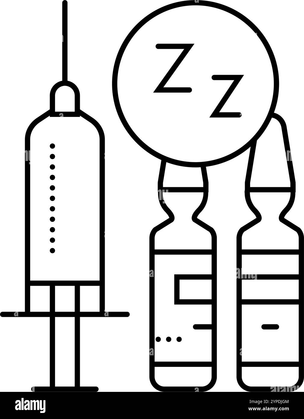 Syringe with vaccines Black and White Stock Photos & Images - Alamy