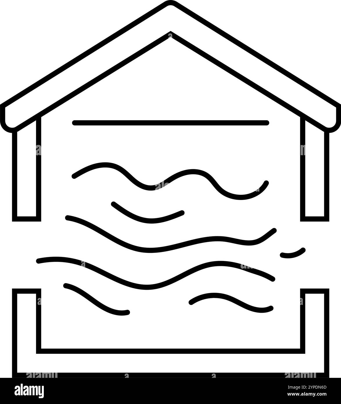 natural ventilation line icon vector illustration Stock Vector Image ...
