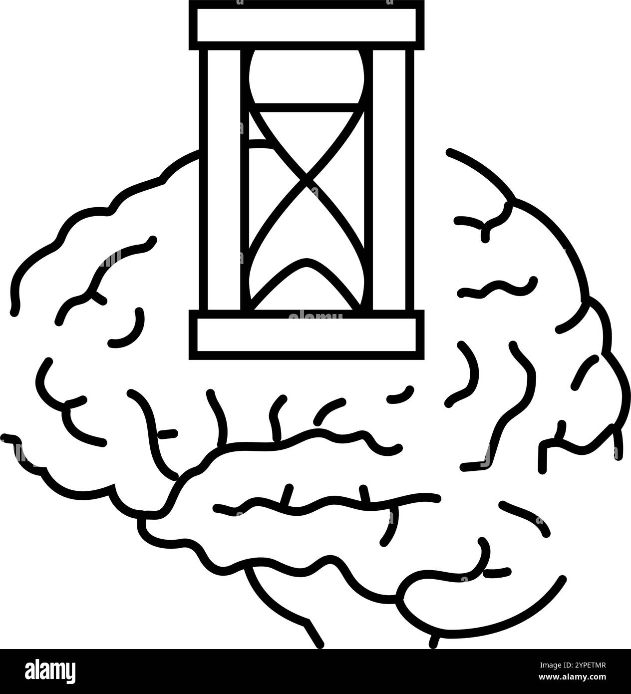 calendar brainstorm line icon vector illustration Stock Vector Image ...