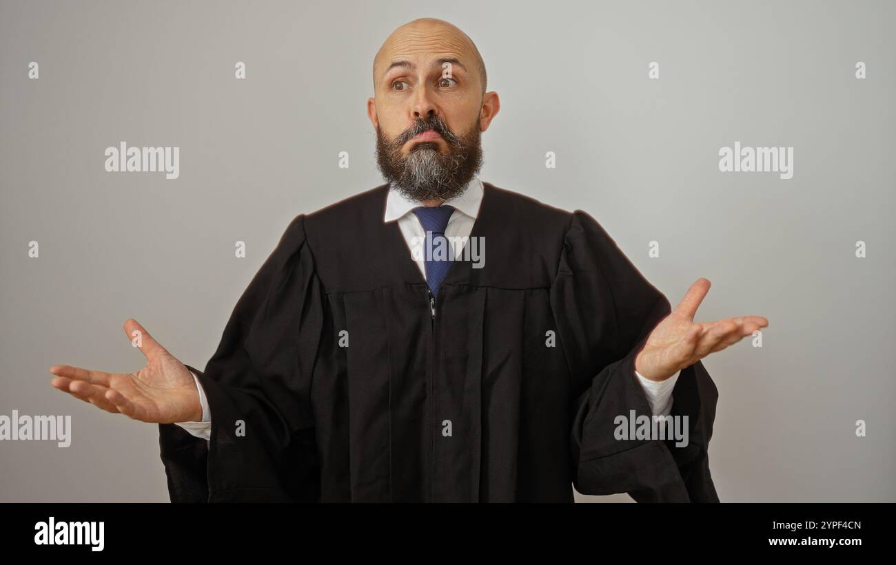 Hispanic man wearing judges robe hi-res stock photography and images ...