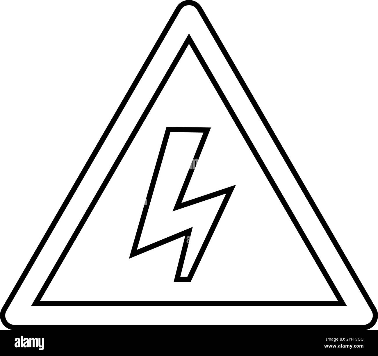 power outage hurricane disaster line icon vector illustration Stock ...