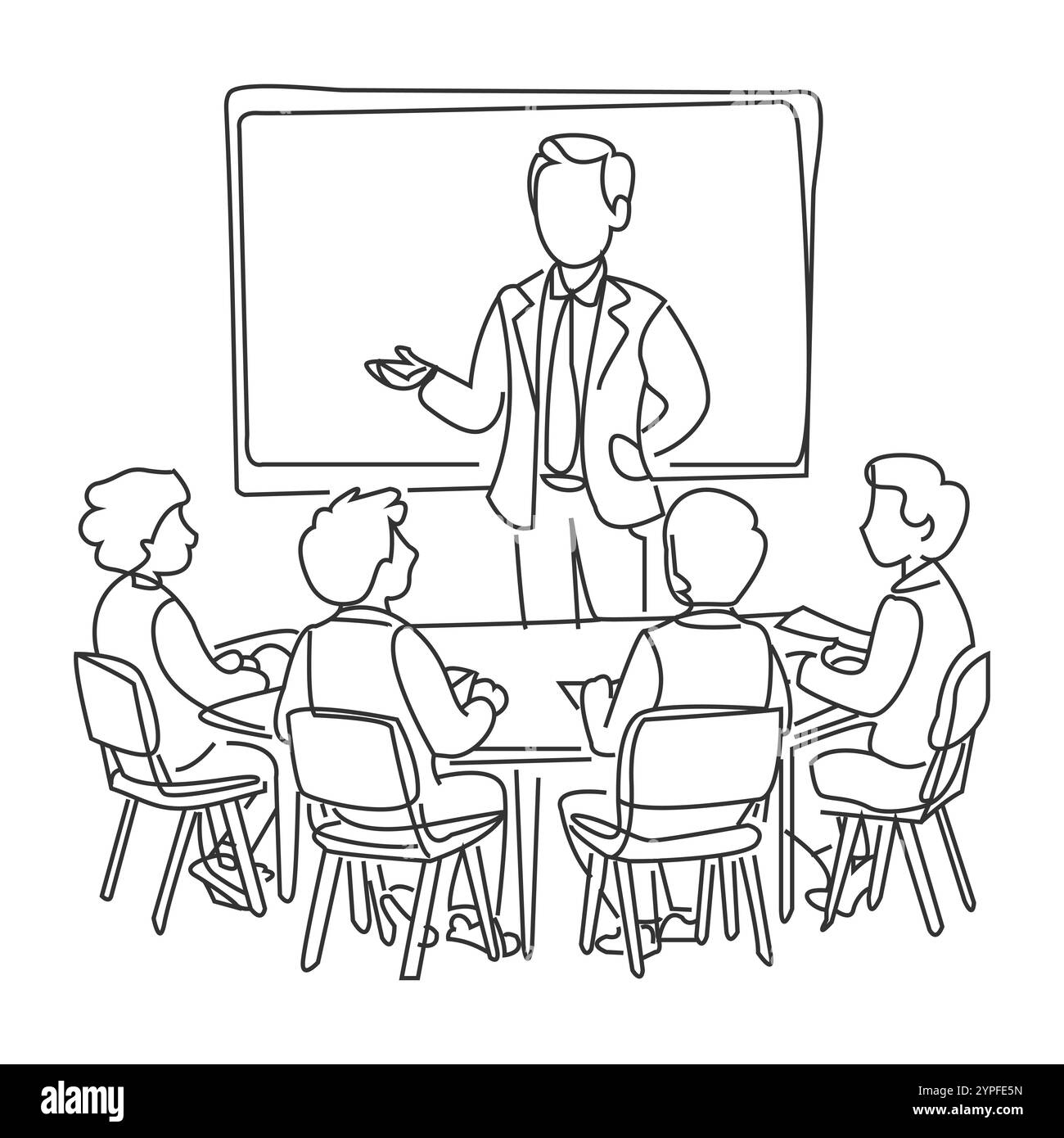 Meeting group businessperson in office stock vector images alamy