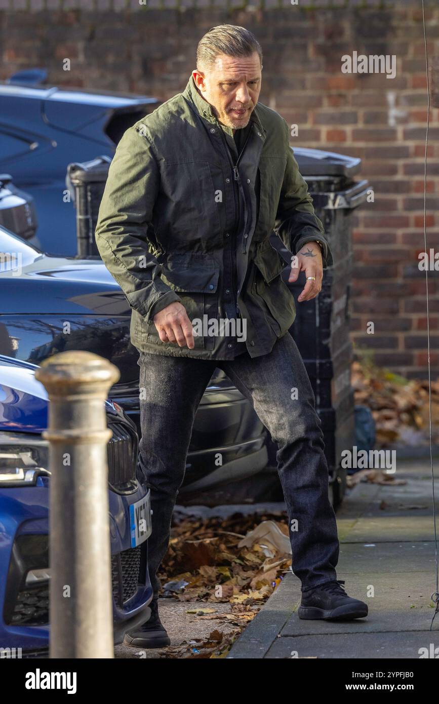 Tom Hardy and Guy Ritchie film new Drama series in East London Stock