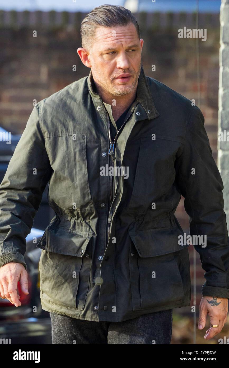 Tom Hardy and Guy Ritchie film new Drama series in East London Stock
