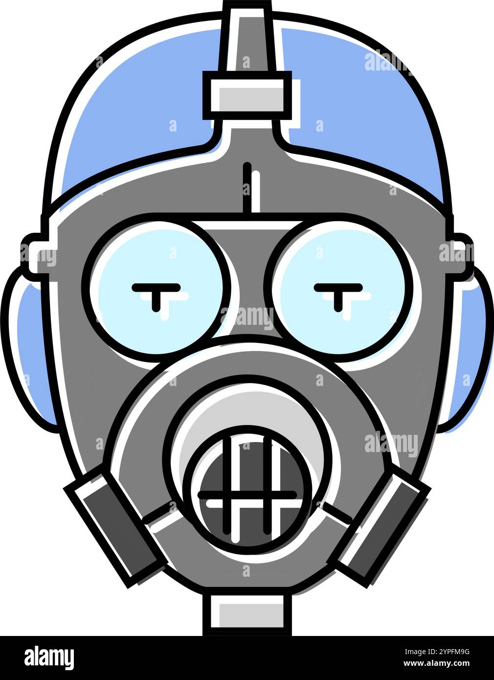 gas mask face color icon vector illustration Stock Vector Image & Art ...