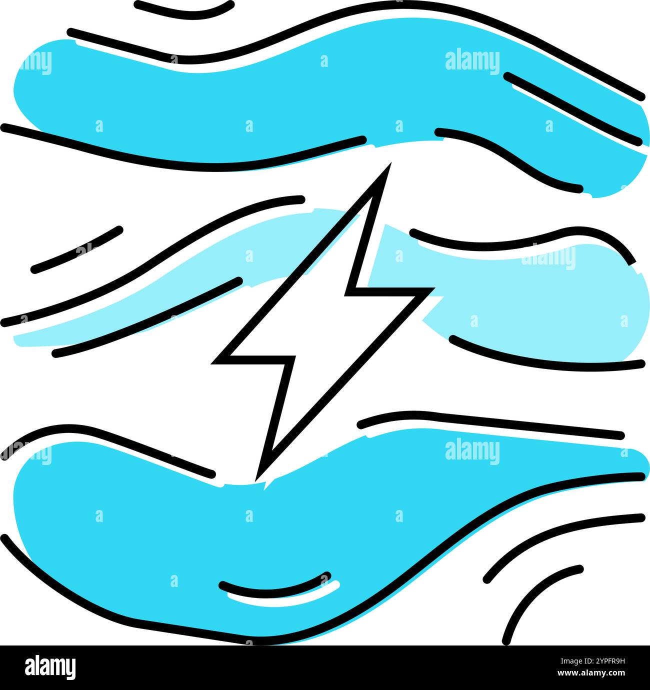 energy wind turbine color icon vector illustration Stock Vector Image ...