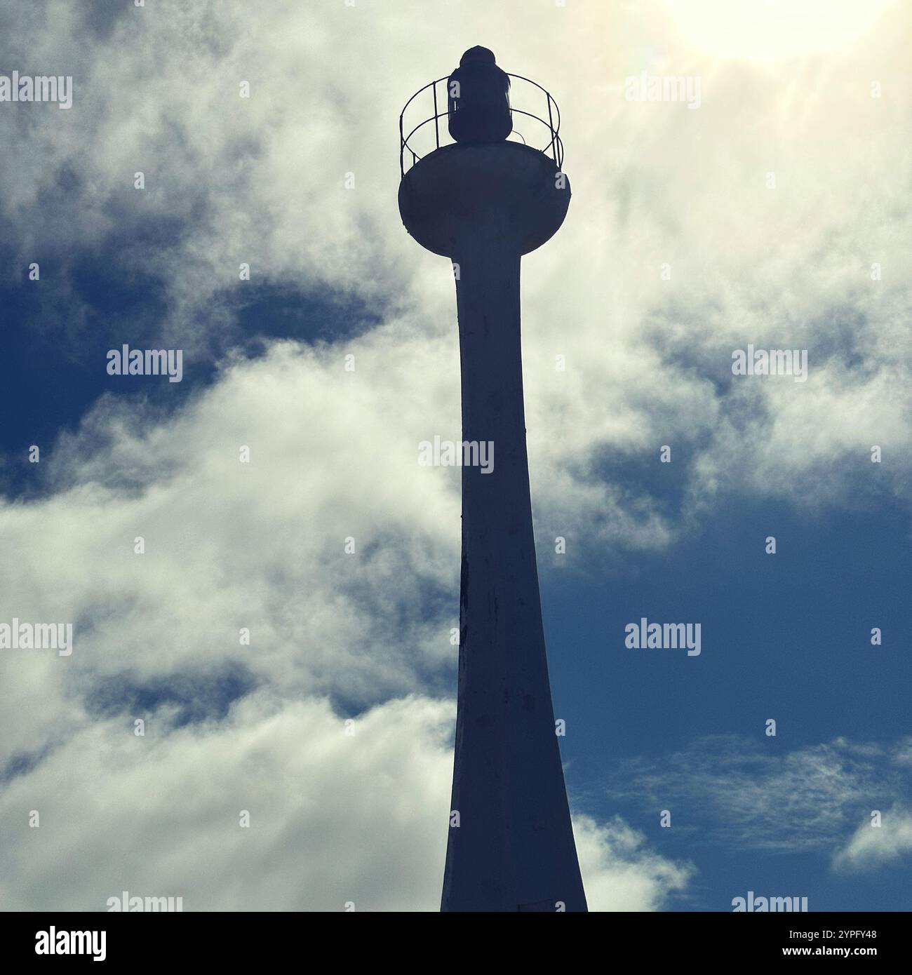 Baron Bliss Lighthouse, Belize City, Belize, C entralAmerica - Smartphone Captured Stock Image