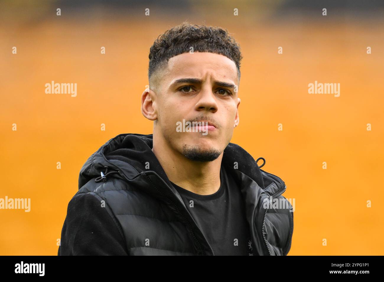 Max Aarons of Bournemouth arrives ahead of the Premier League match Wolverhampton Wanderers vs Bournemouth at Molineux, Wolverhampton, United Kingdom, 30th November 2024 (Photo by Craig Thomas/News Images) in, on 11/30/2024. (Photo by Craig Thomas/News Images/Sipa USA) Credit: Sipa USA/Alamy Live News Stock Photo