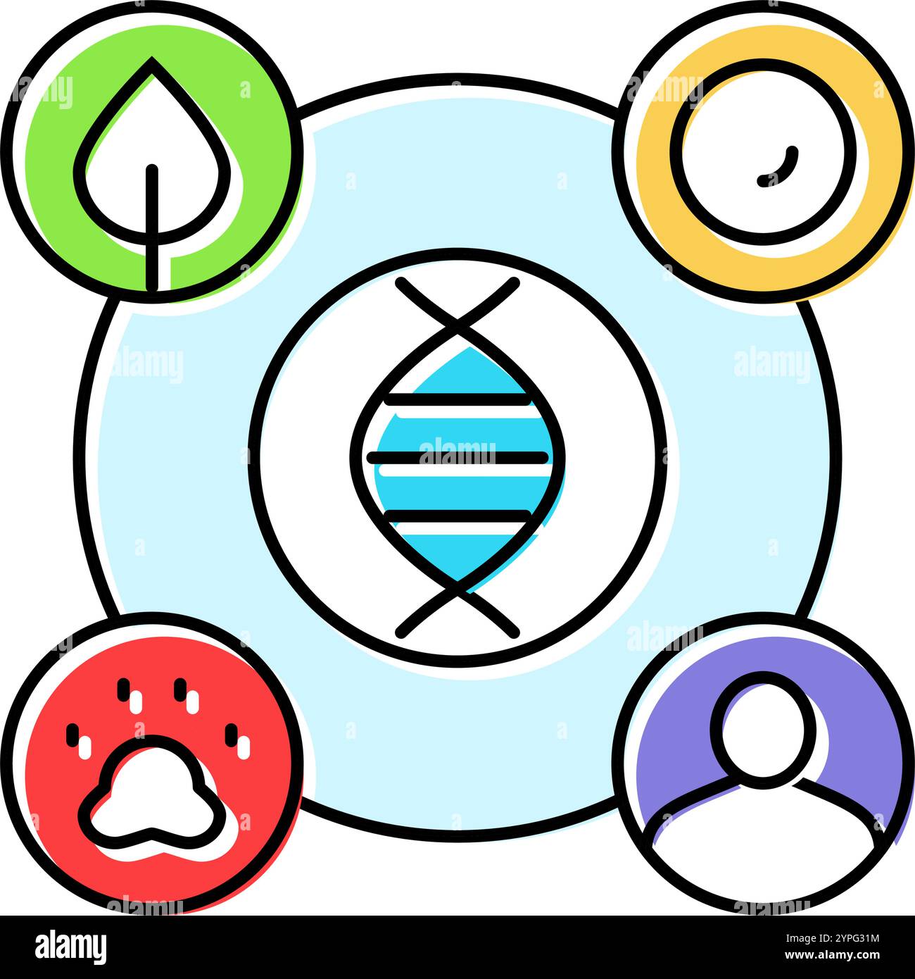Genomic structure Cut Out Stock Images & Pictures - Alamy
