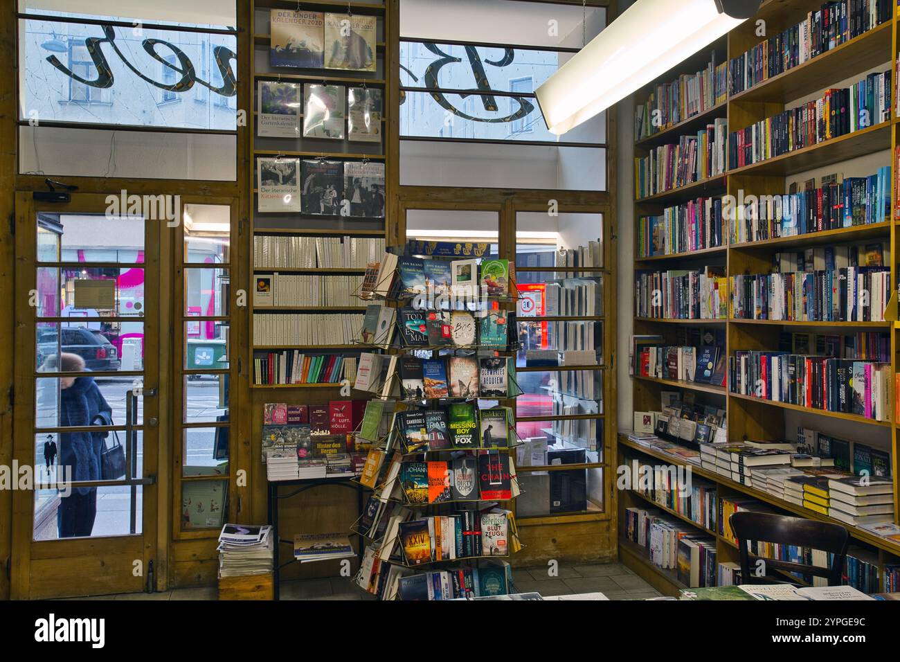Riedl Bookstore independent bookstore in Vienna , Austria . Stock Photo
