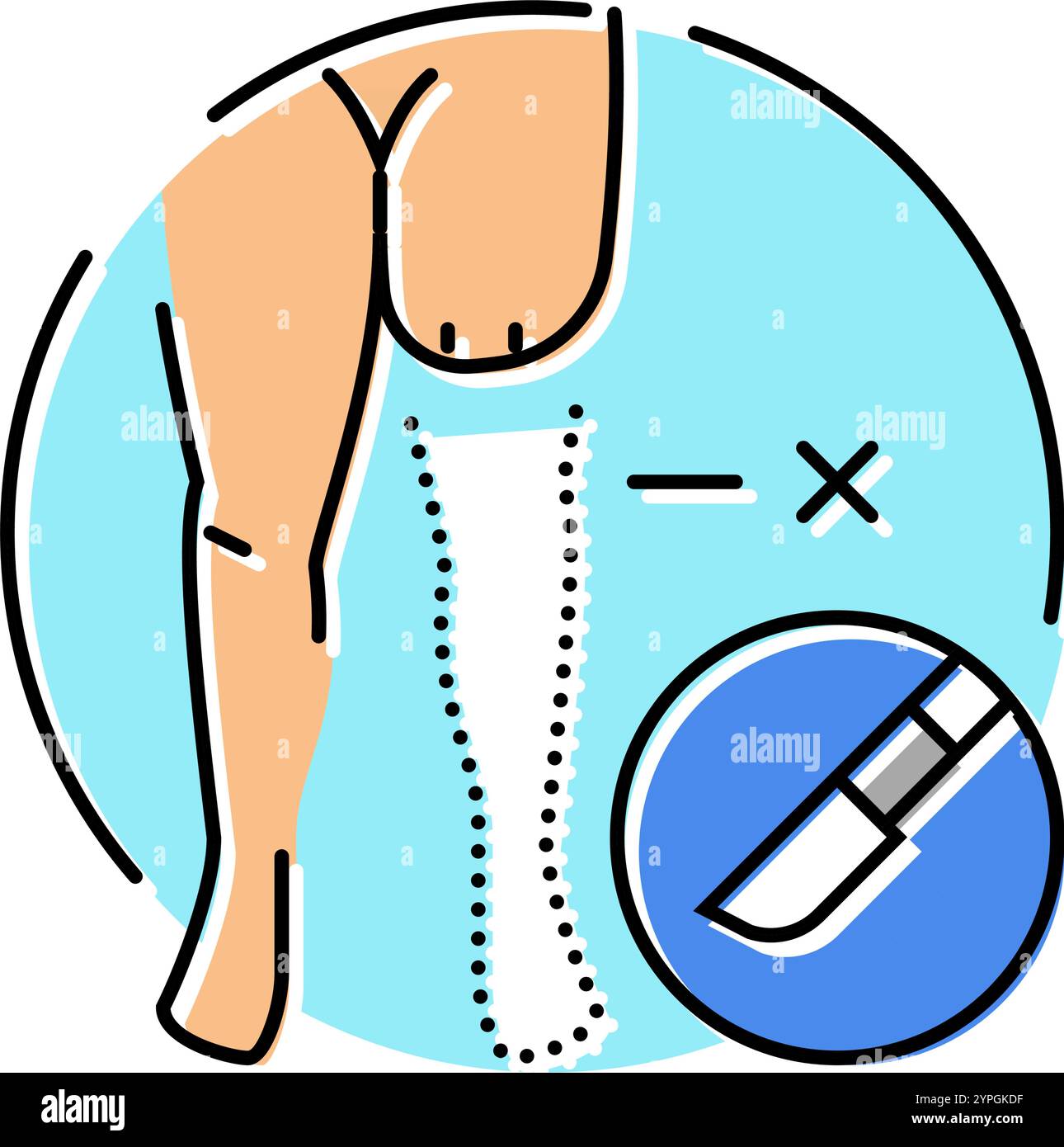 limb amputation surgery color icon vector illustration Stock Vector ...