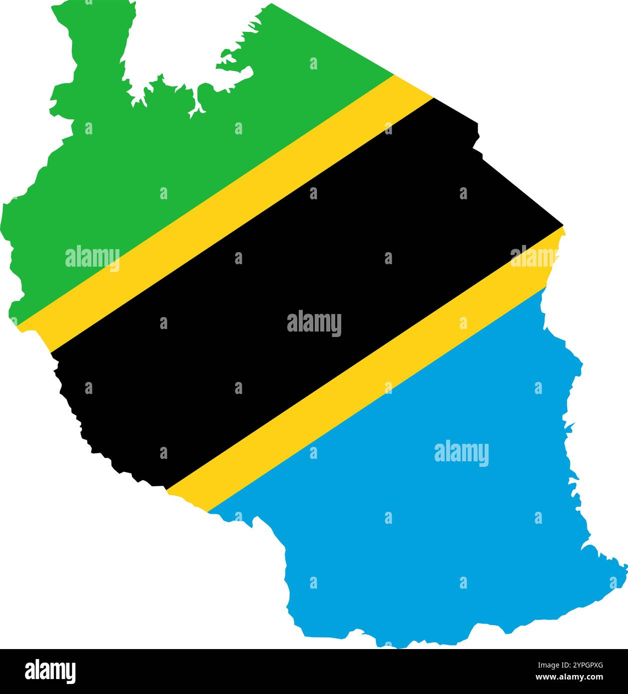 Outline map country tanzania hi-res stock photography and images - Alamy