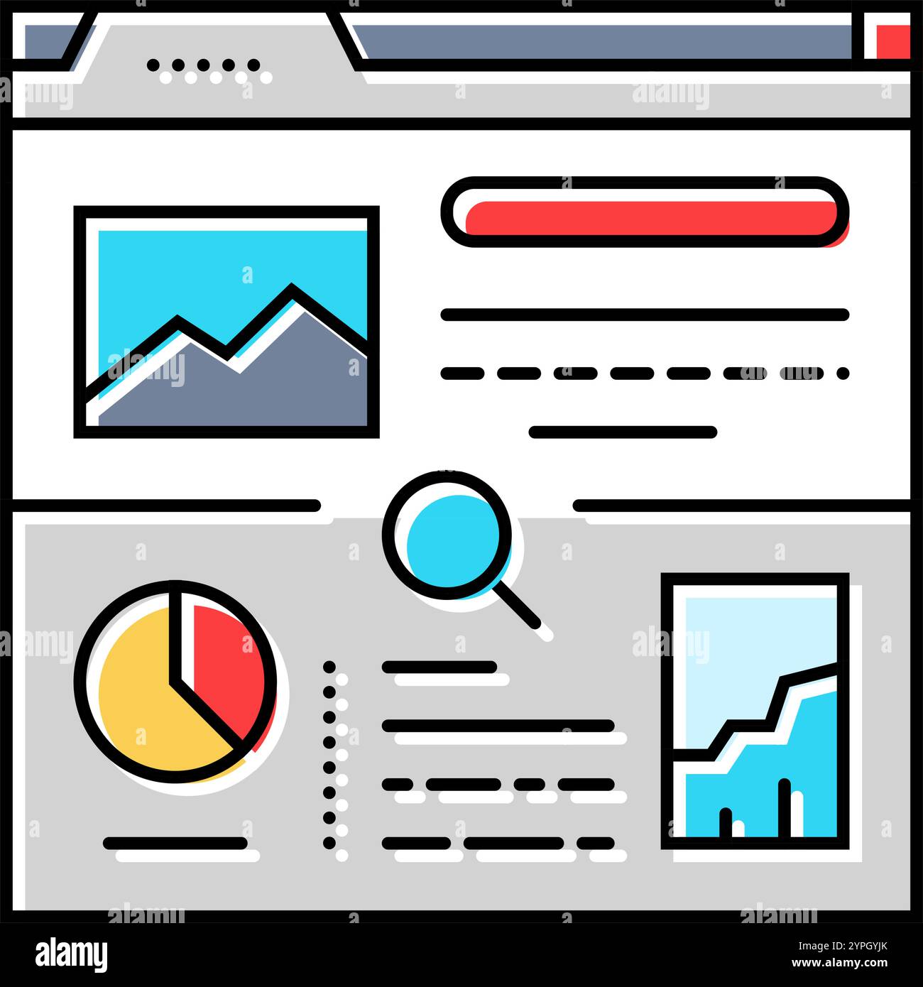 seo audit color icon vector illustration Stock Vector Image & Art - Alamy