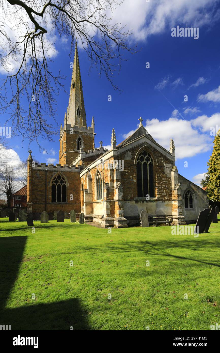 All Saints Church, Asfordby village, Leicestershire, England; UK Stock ...