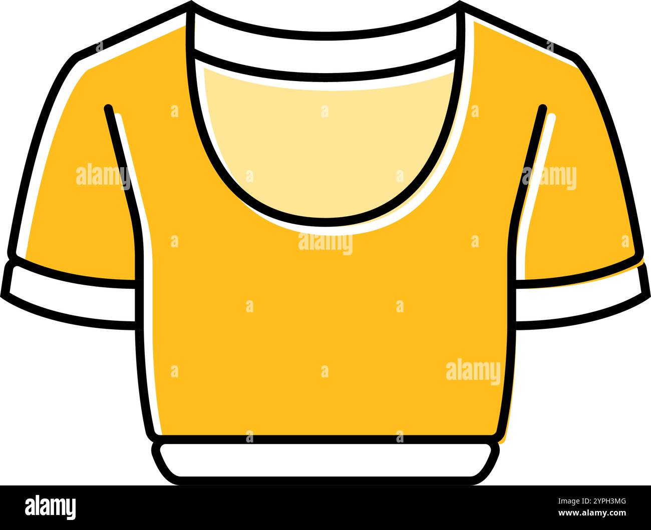 Crop top vintage Stock Vector Images - Alamy