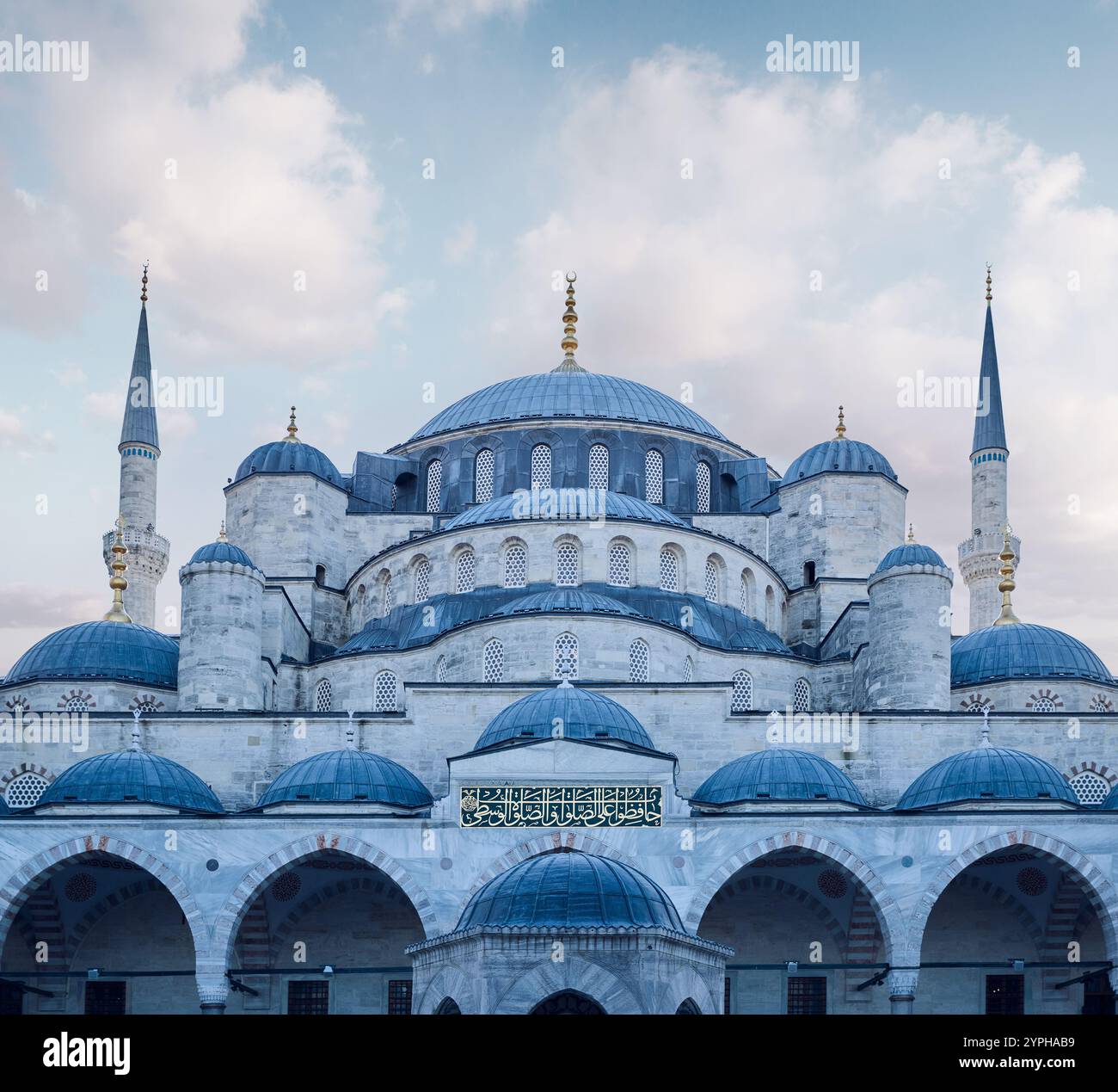 Blue mosque in Istanbul city, Turkey Stock Photo