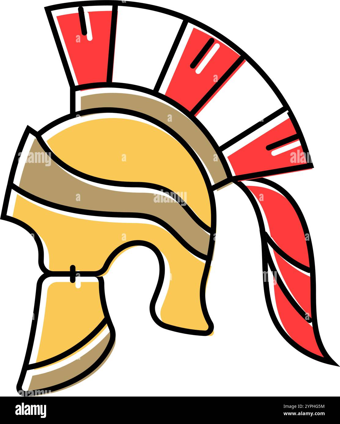 helmet battle spartan roman color icon vector illustration Stock Vector ...