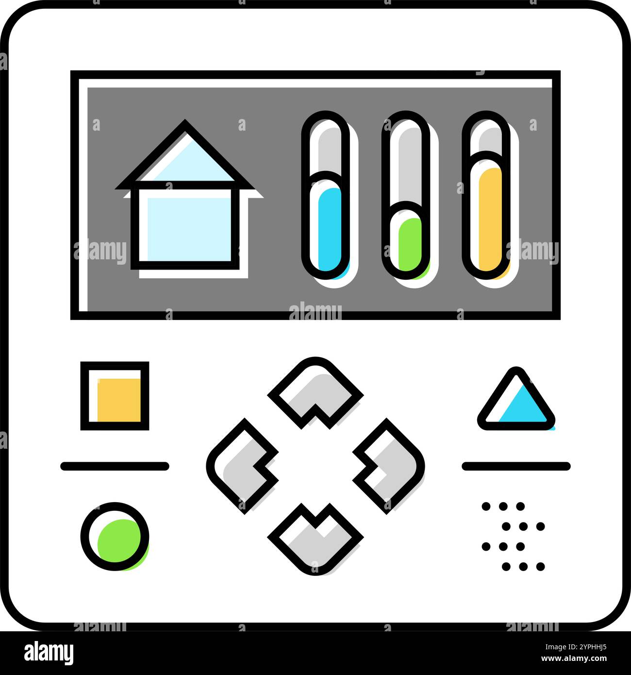 air exchange rate color icon vector illustration Stock Vector Image ...