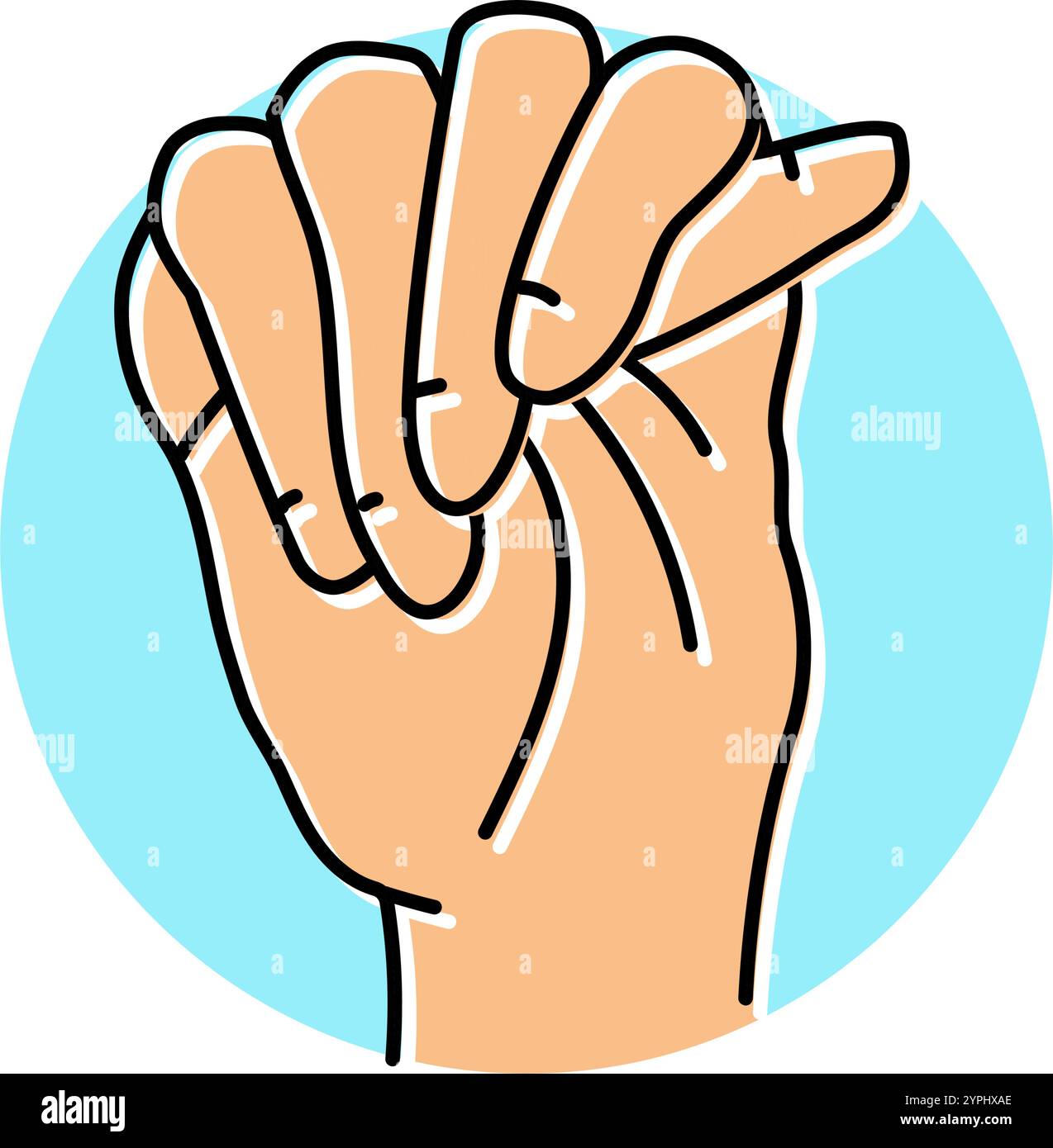marfan syndrome disease color icon vector illustration Stock Vector