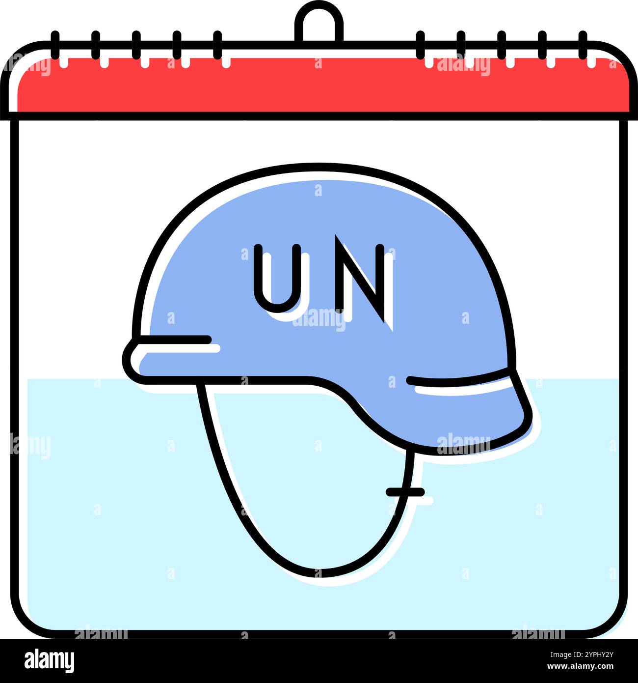 peacekeepers international day color icon vector illustration Stock ...