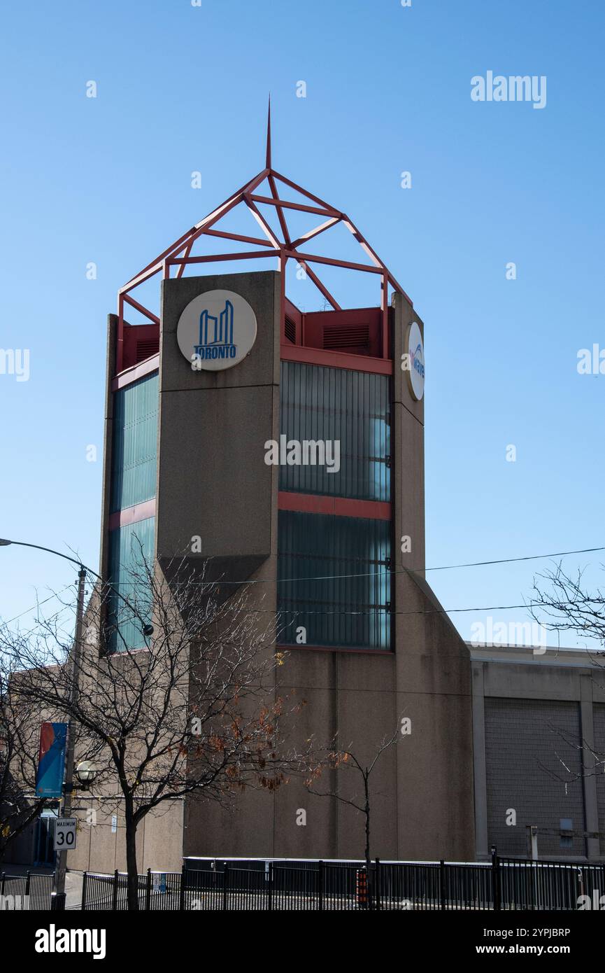 Enwave Deep Lake Cooling Pump Station on Rees Street in downtown Toronto, Ontario, Canada Stock Photo