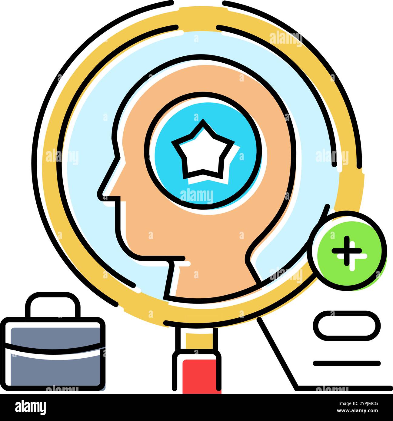 continuous improvement modern business color icon vector illustration ...