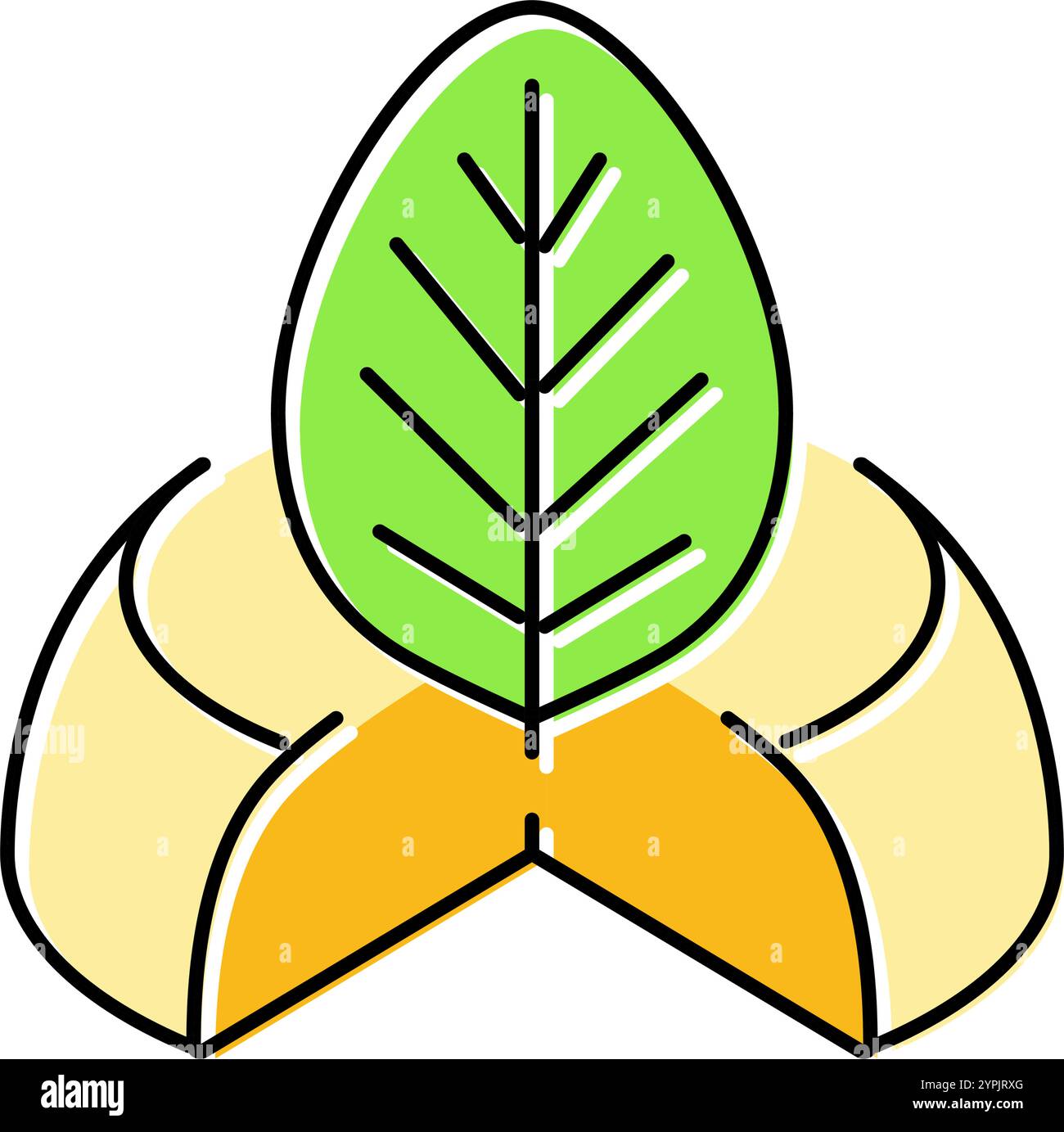 mushrooms vegan food color icon vector illustration Stock Vector Image ...