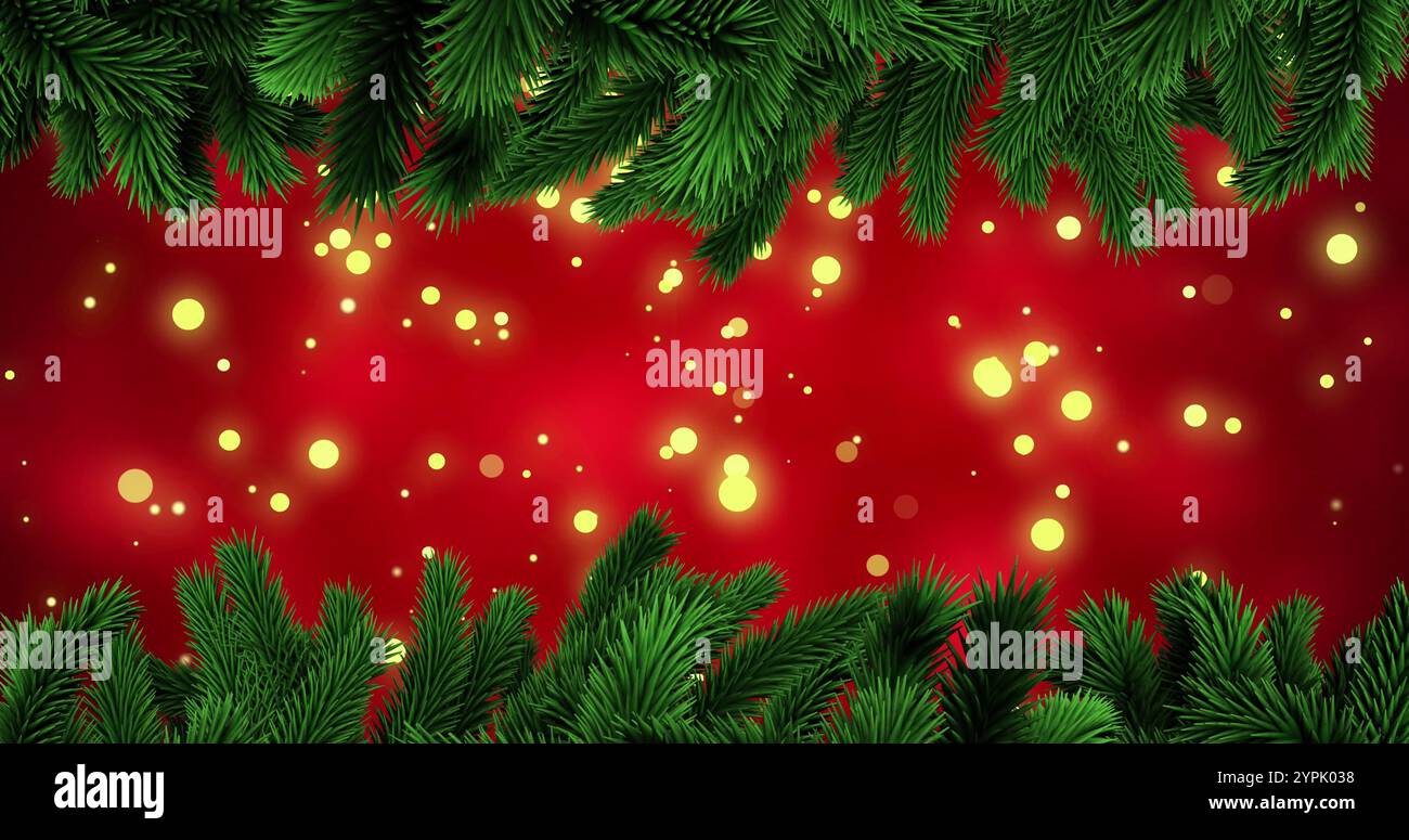 Fire Rises Focus Tree Red Animation fir tree light spots hi-res stock photography and images - Alamy