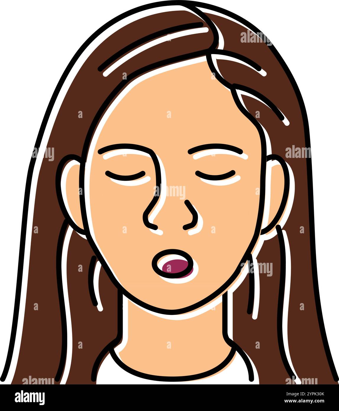 Scowl frown Stock Vector Images - Alamy