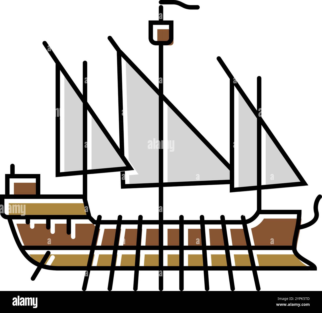 Roman empire ship Stock Vector Images - Alamy