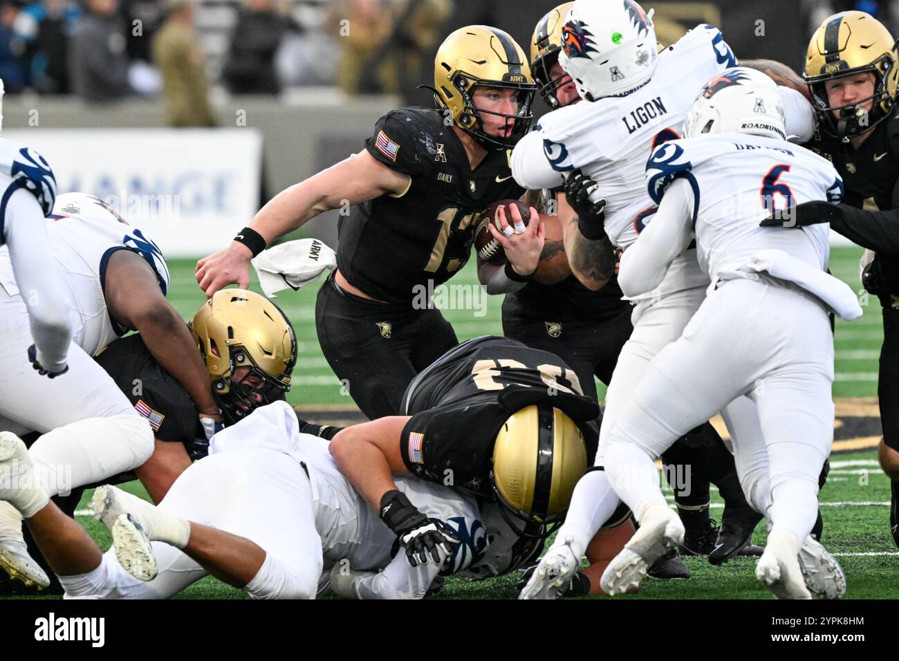 West Point, New York, USA. 30th Nov, 2024. BRYSON DAILY 13 QB OF THE ...
