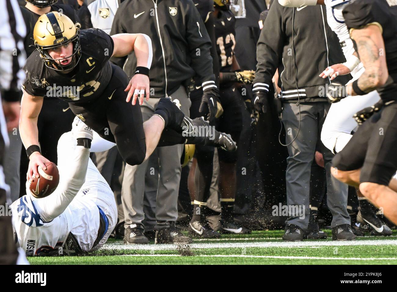West Point, New York, USA. 30th Nov, 2024. BRYSON DAILY 13 QB OF THE ...