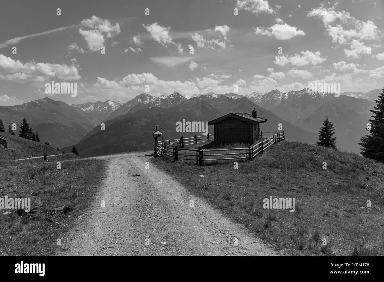 hiking in the austrian alps Stock Photo - Alamy