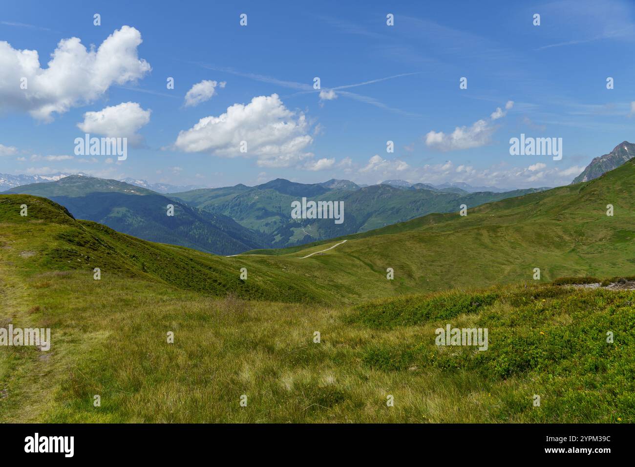 hiking in the austrian alps Stock Photo - Alamy