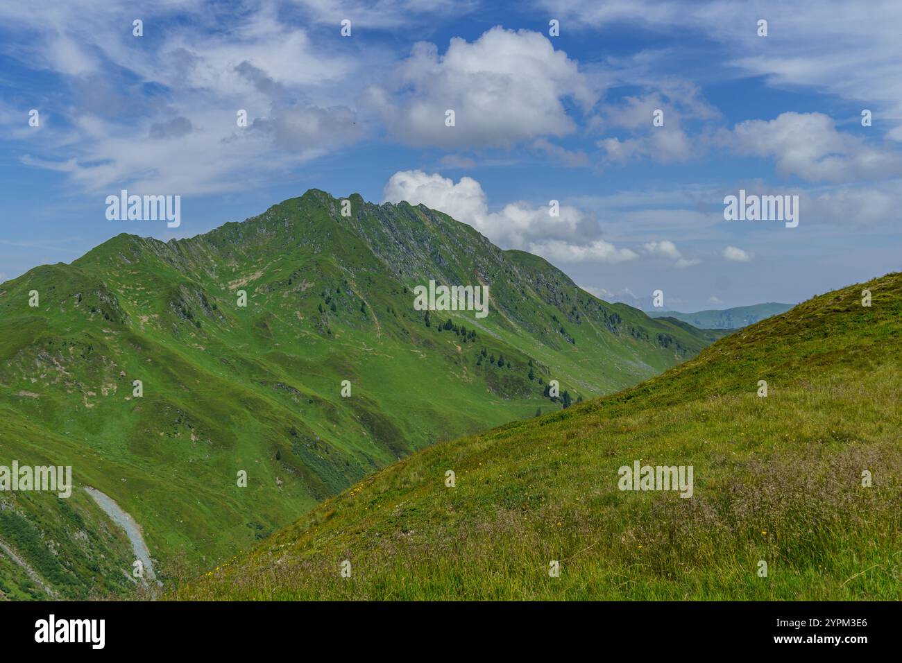 hiking in the austrian alps Stock Photo - Alamy