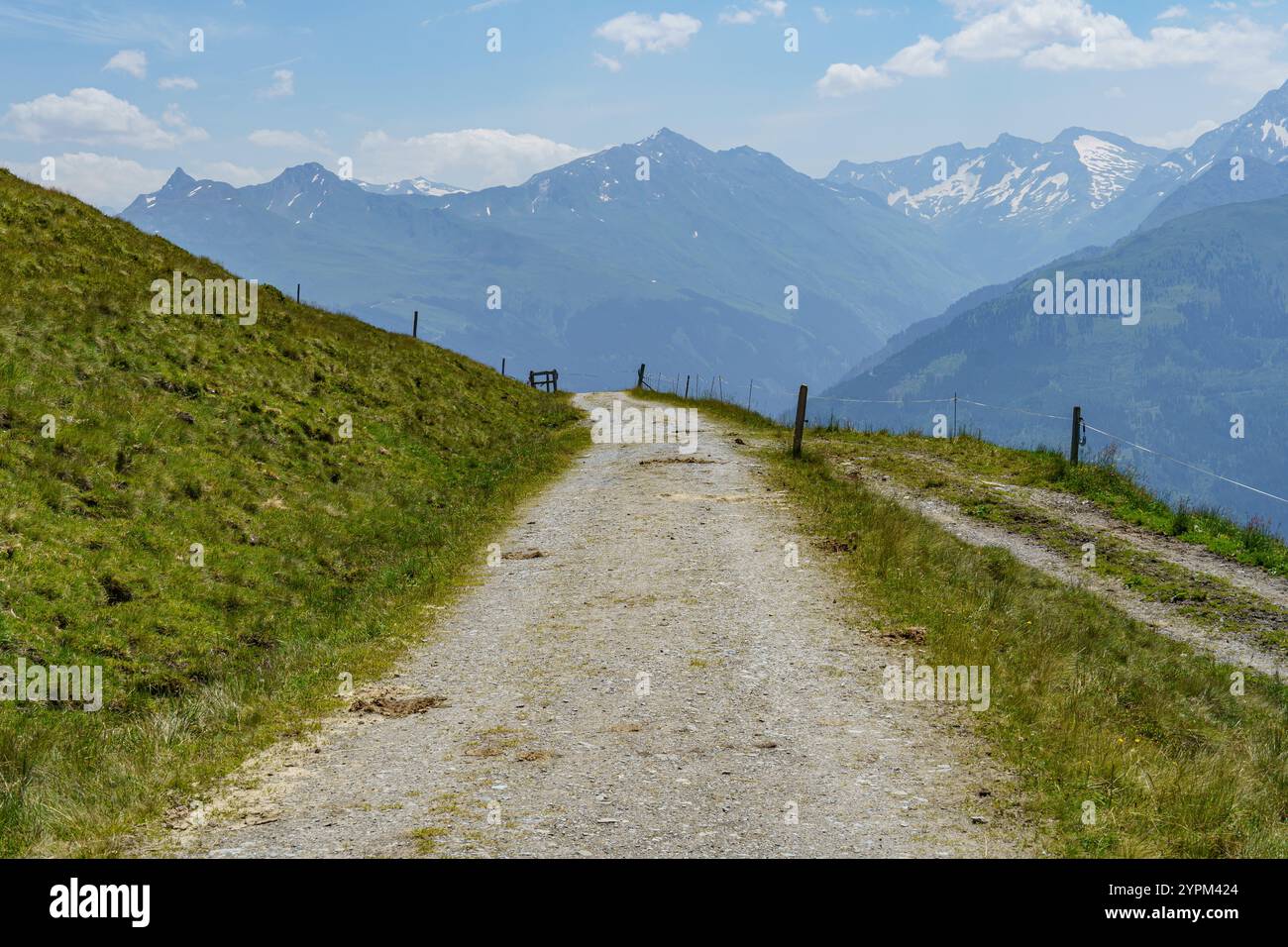 hiking in the austrian alps Stock Photo - Alamy