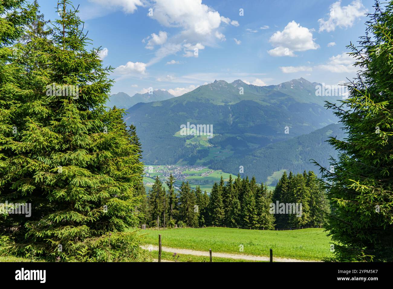 hiking in the austrian alps Stock Photo - Alamy
