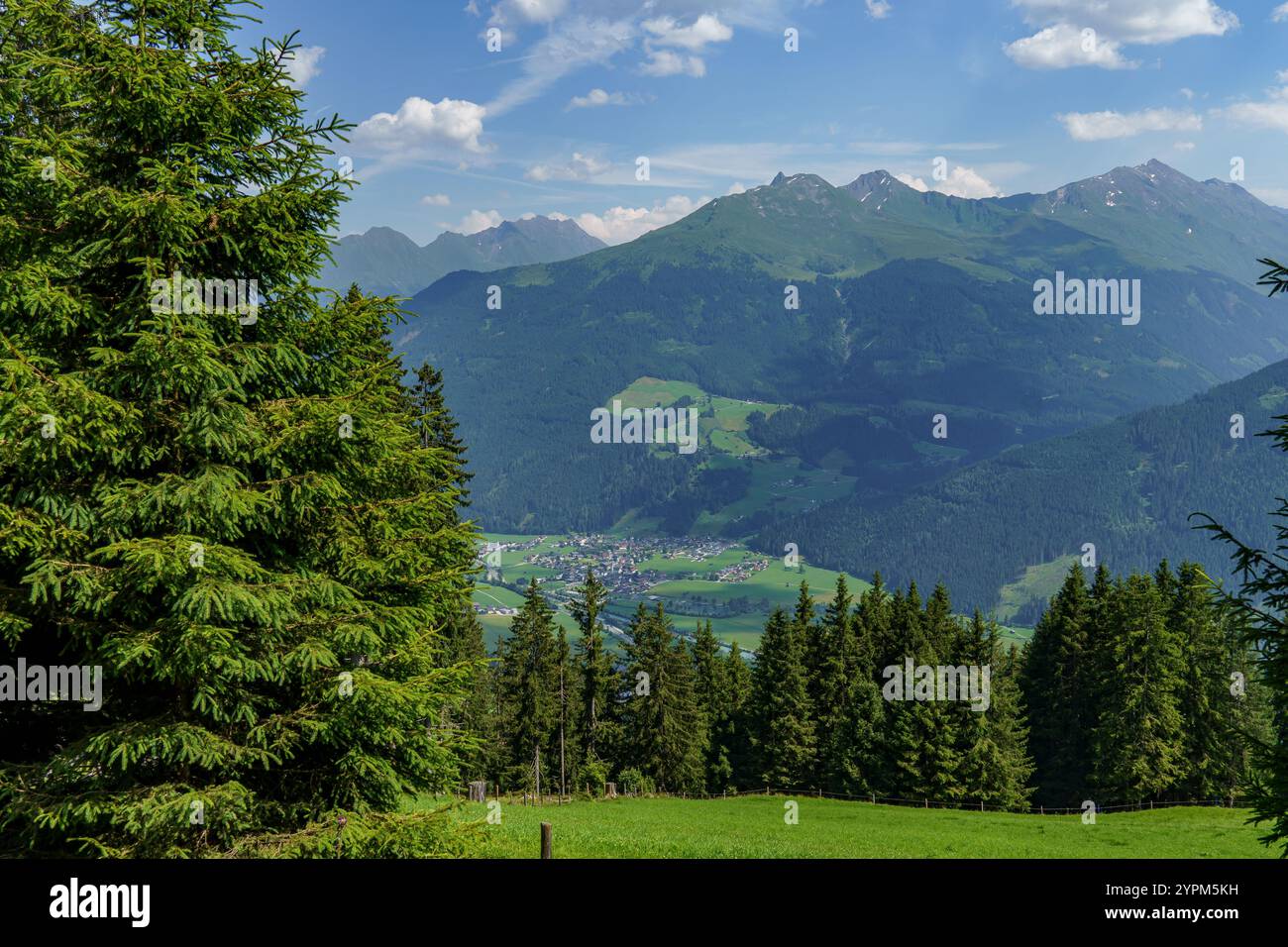 hiking in the austrian alps Stock Photo - Alamy