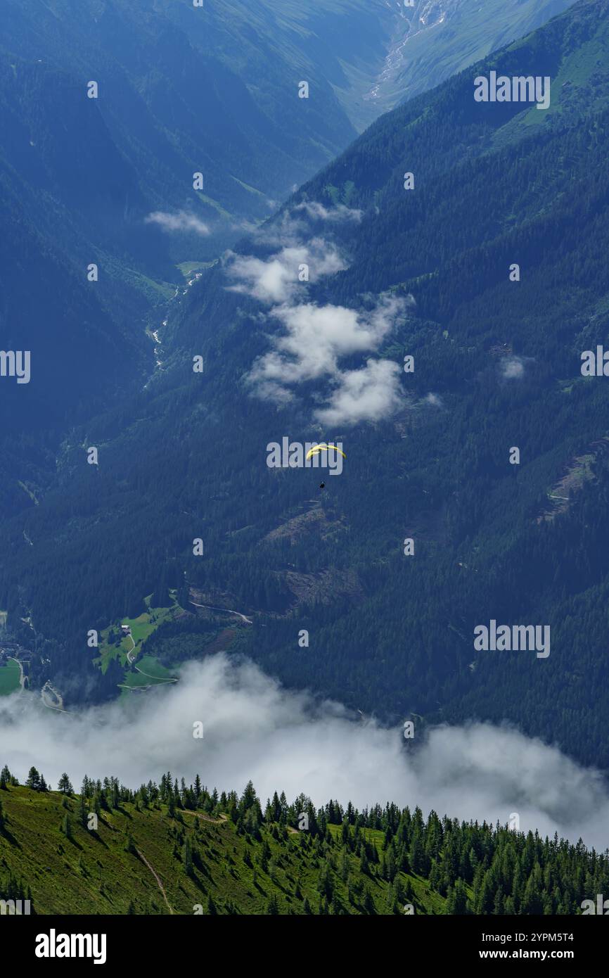 hiking in the austrian alps Stock Photo - Alamy