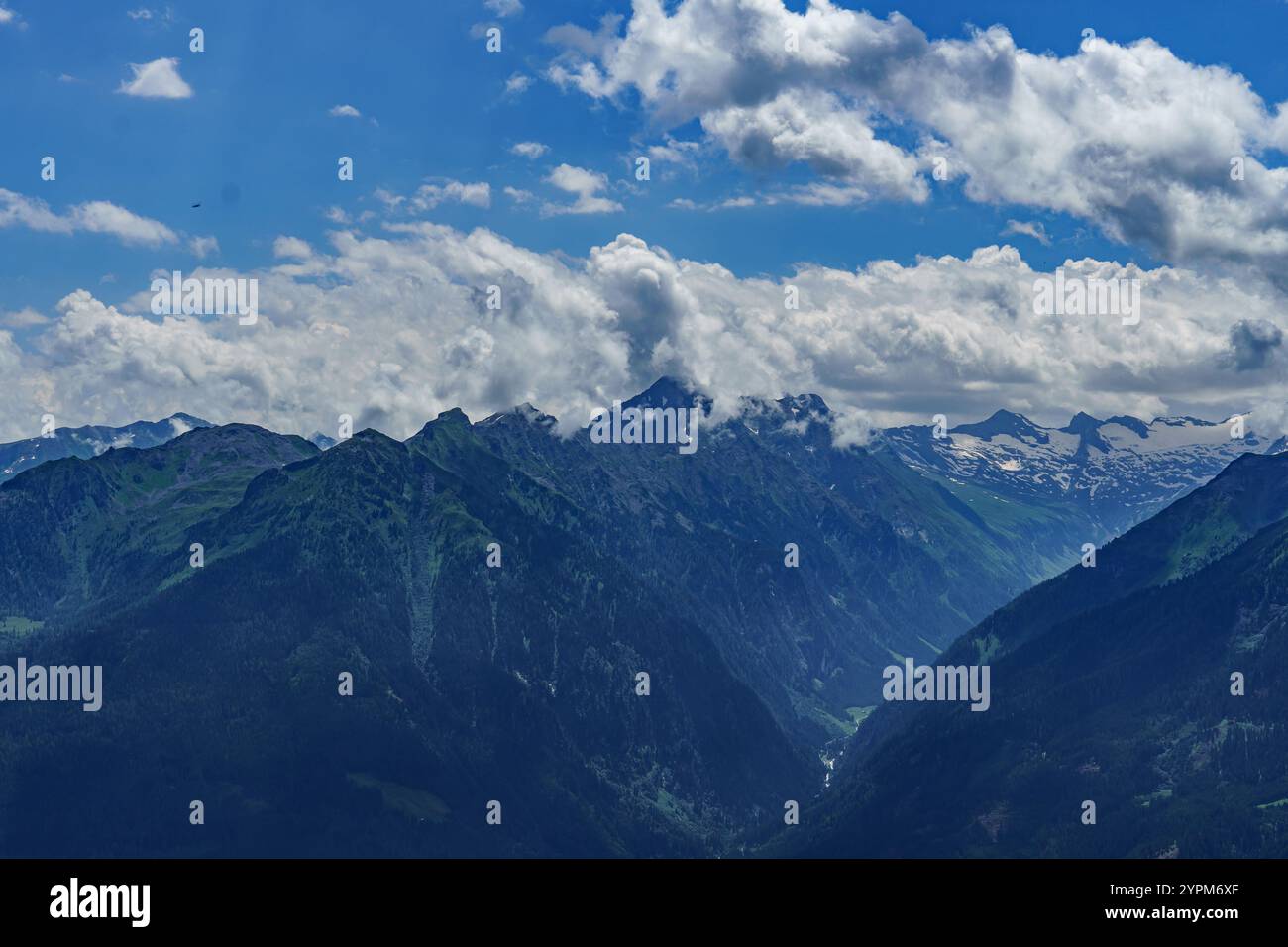 hiking in the austrian alps Stock Photo - Alamy