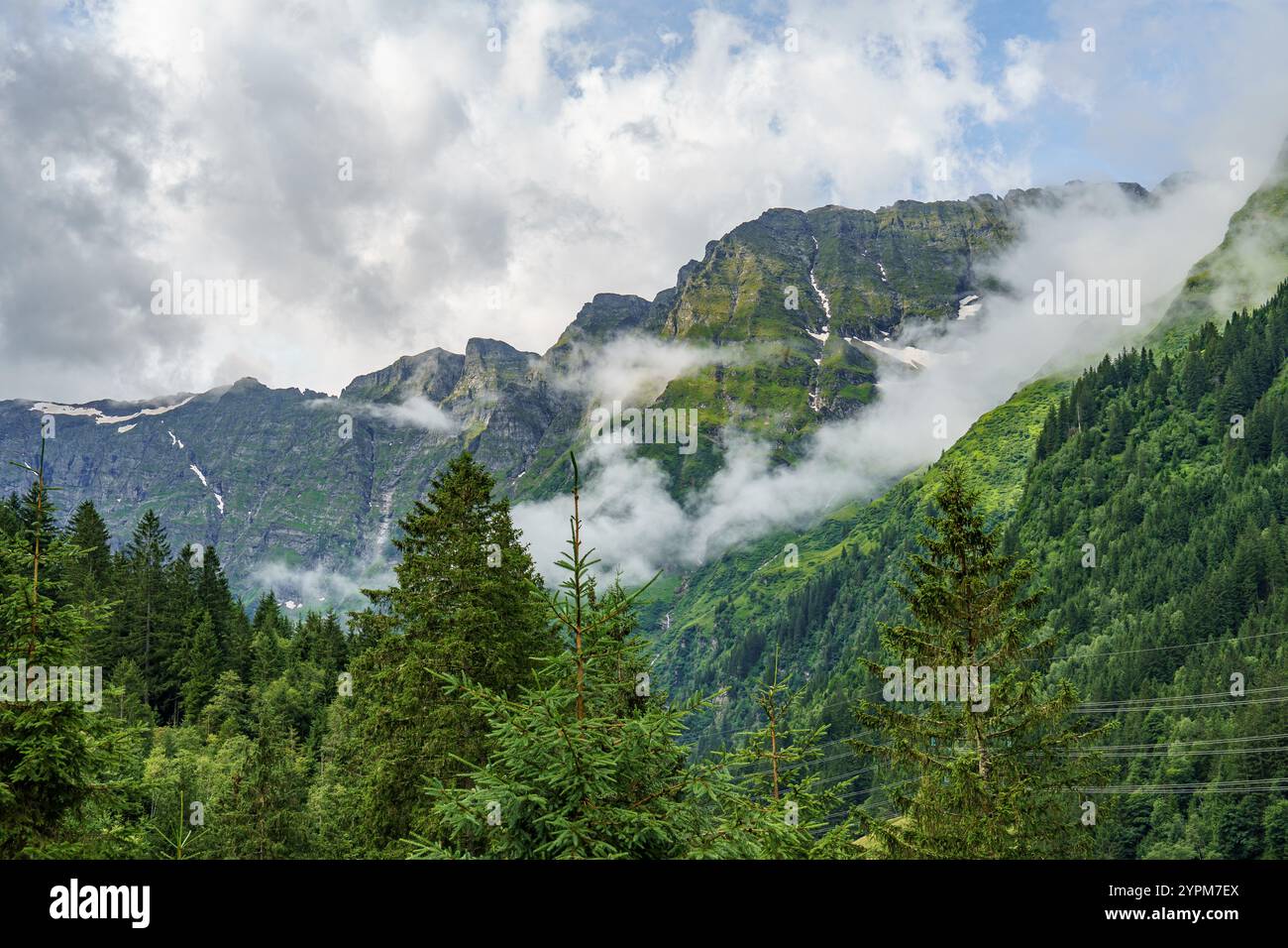 hiking in the austrian alps Stock Photo - Alamy