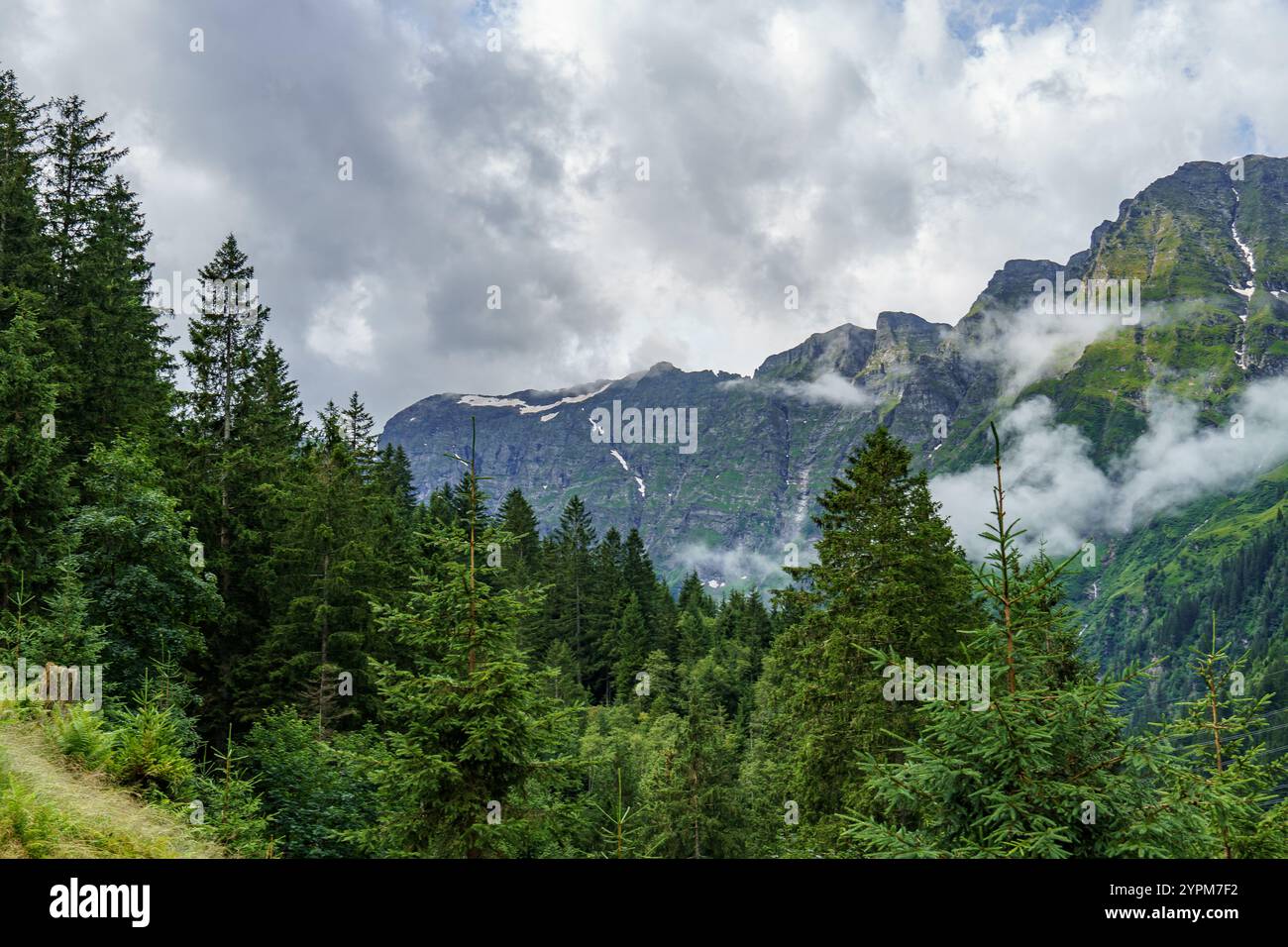 hiking in the austrian alps Stock Photo - Alamy