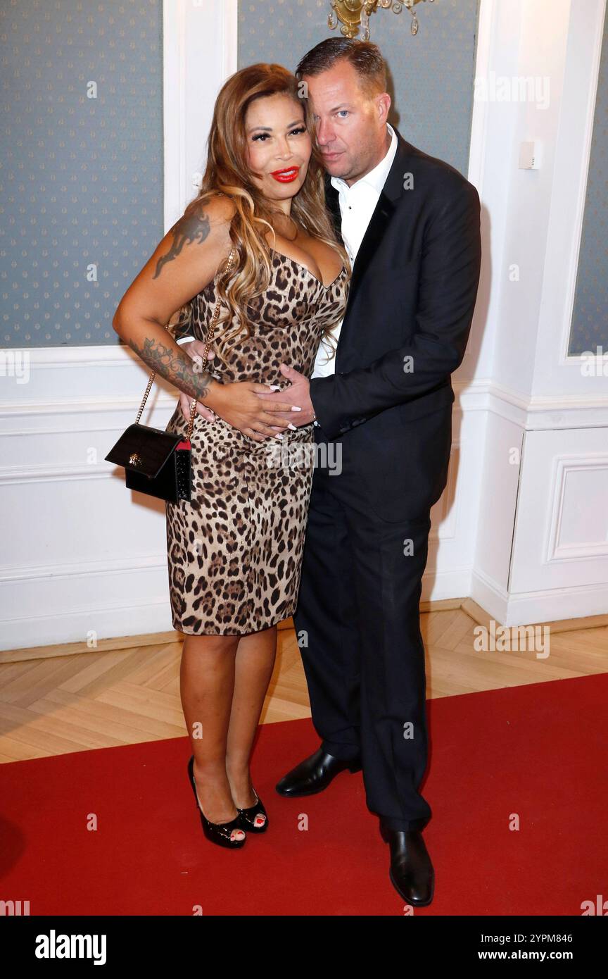 Patricia Blanco mit Freund Benjamin beim Movie Meets Media Event 2024 ...