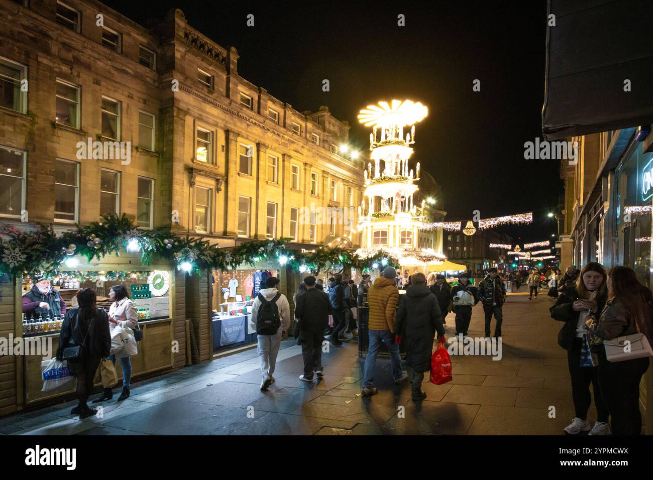 newcastle-christmas-market-stock-photo-alamy