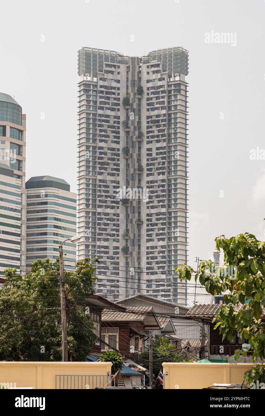 Bangkok, Thailand. Mar - 12, 2022 - An old wooden Thai house style with ...