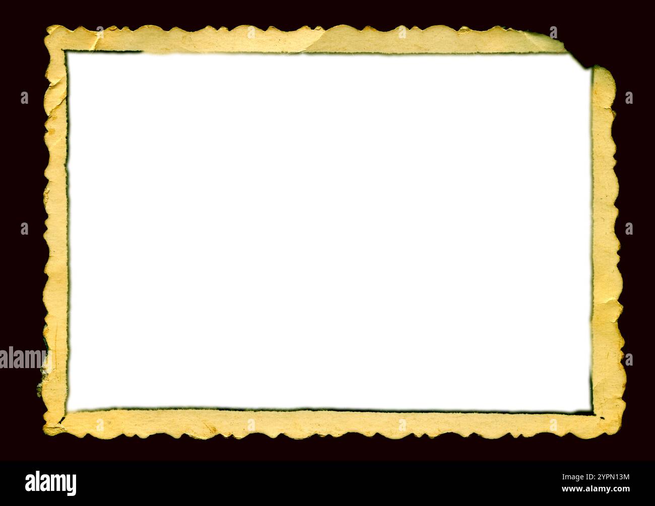 Lack Framework Photo old photo framework isolated on the black Stock Photo - Alamy