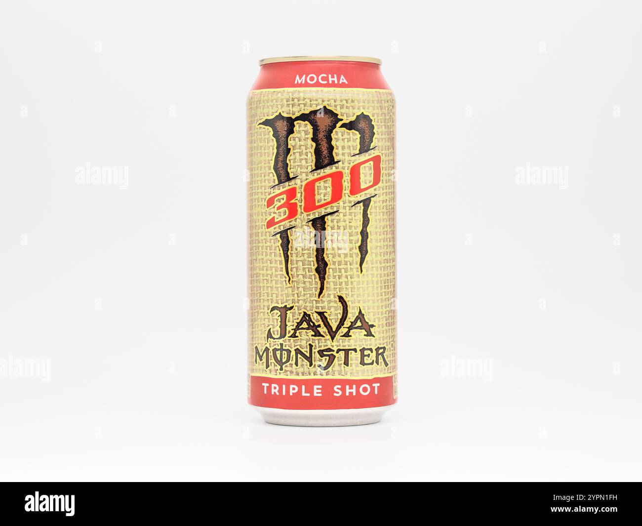 Monster Java Triple Shot Mocha beverage. The energy drink is a blend ...