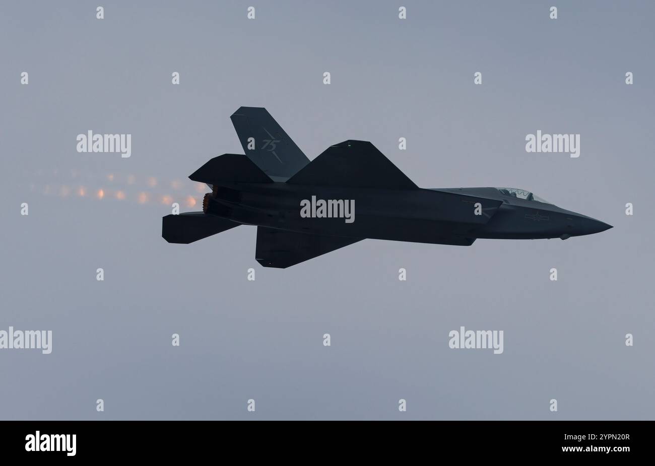A Chinese People's Liberation Army Air Force Shenyang J-35A multirole ...