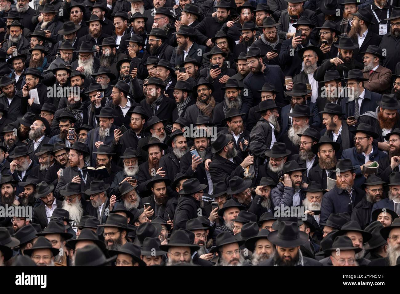 Hebrew Rabbis Hasidic Jewish rabbis gather for the annual group portrait outside ...