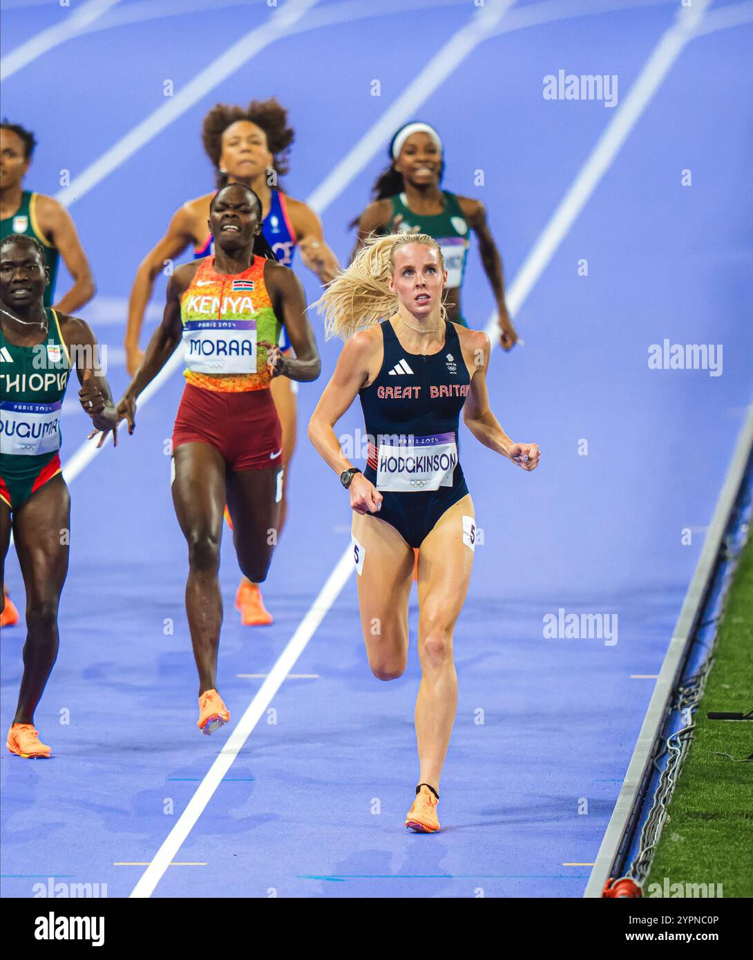 Keely Hodgkinson Winning In The 800 Meters At The Paris 2024 Olympic Keely Hodgkinson Winning In The 800 Meters At The Paris 2024 Olympic
